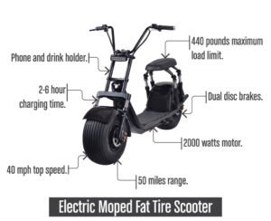 ElectricMopedFatTireScooter
