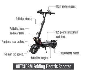 OUTSTORMFoldingElectricScooter
