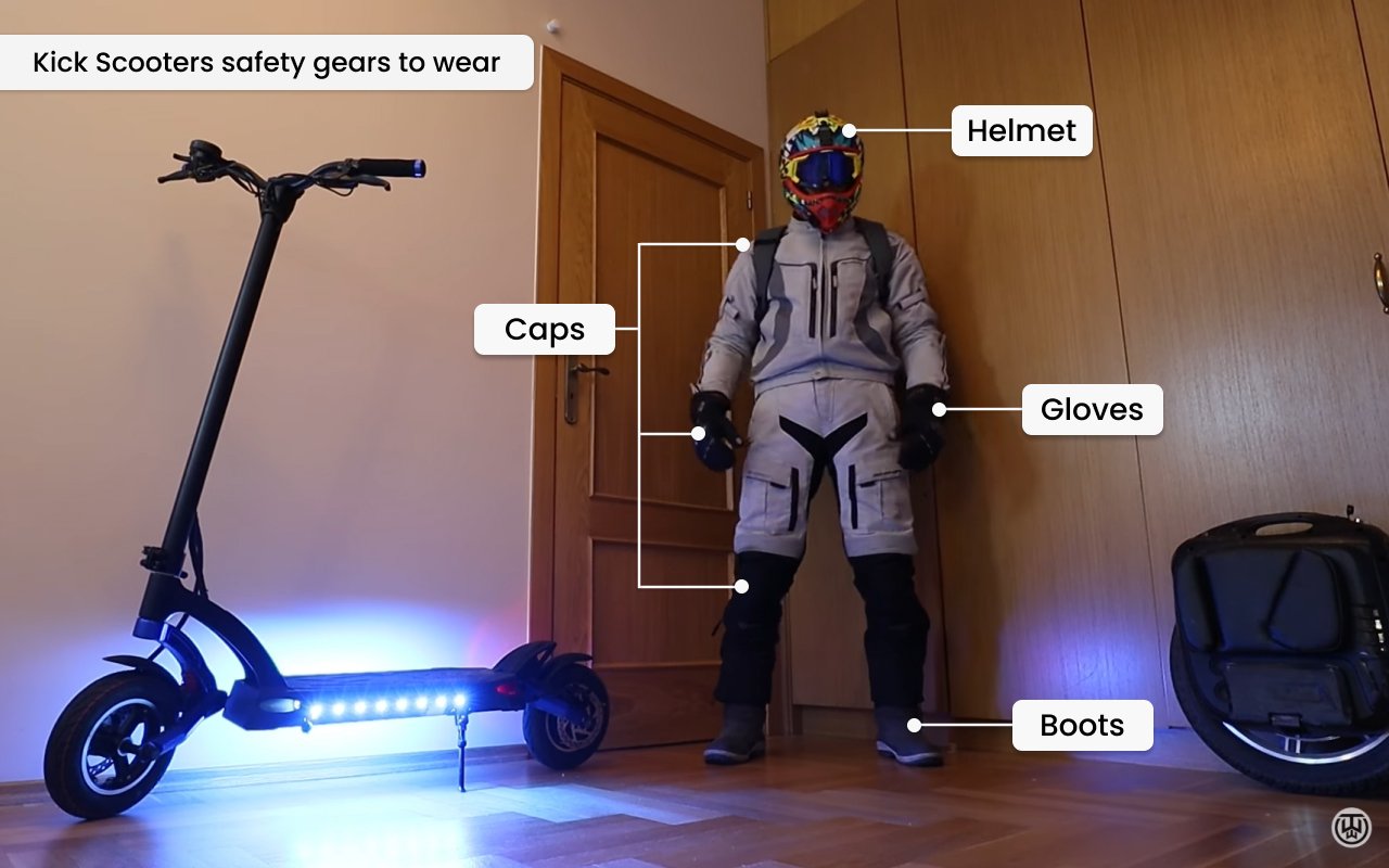 Kick-Scooters-safety-gears-to-wear